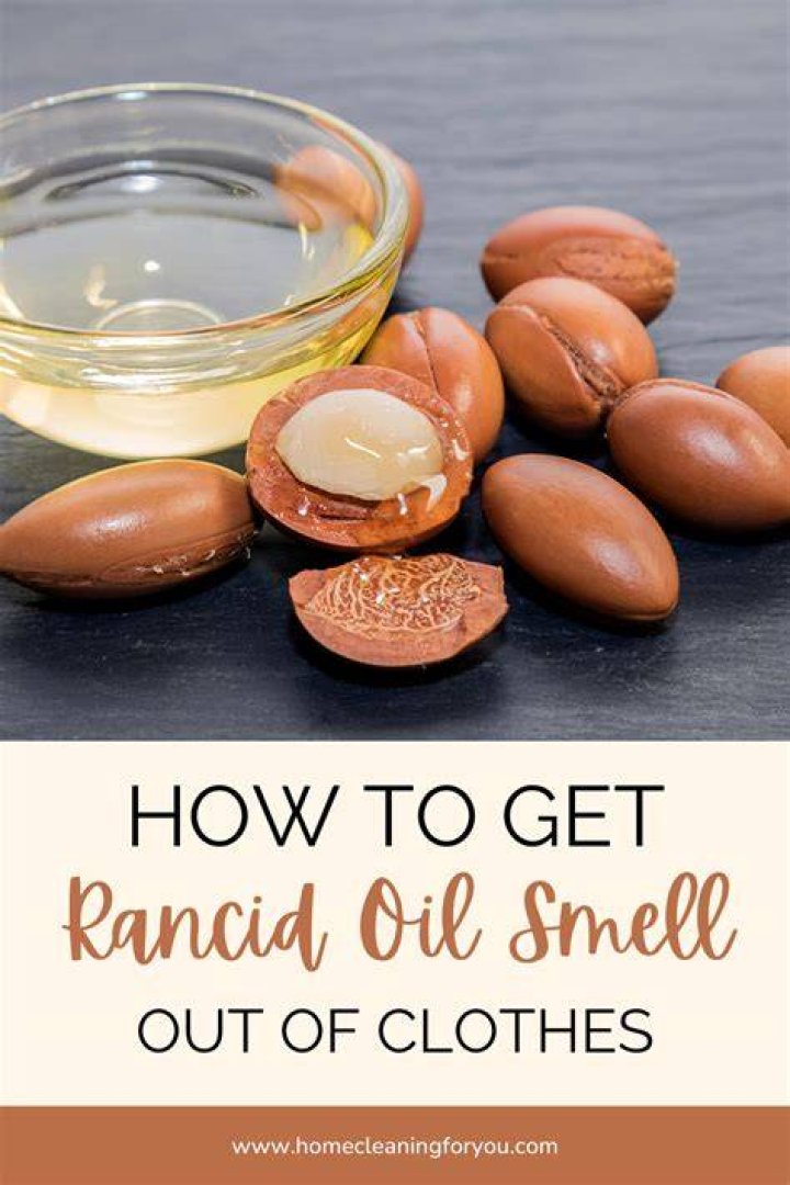 how to get rancid oil smell out of clothes