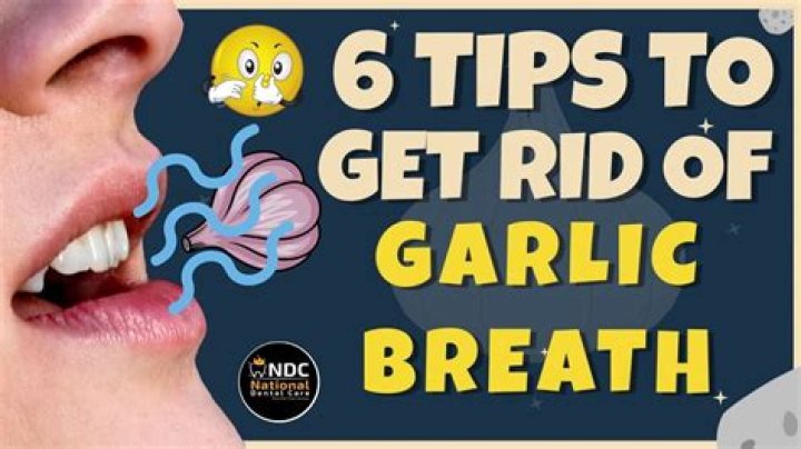 how to get rid of garlic breath