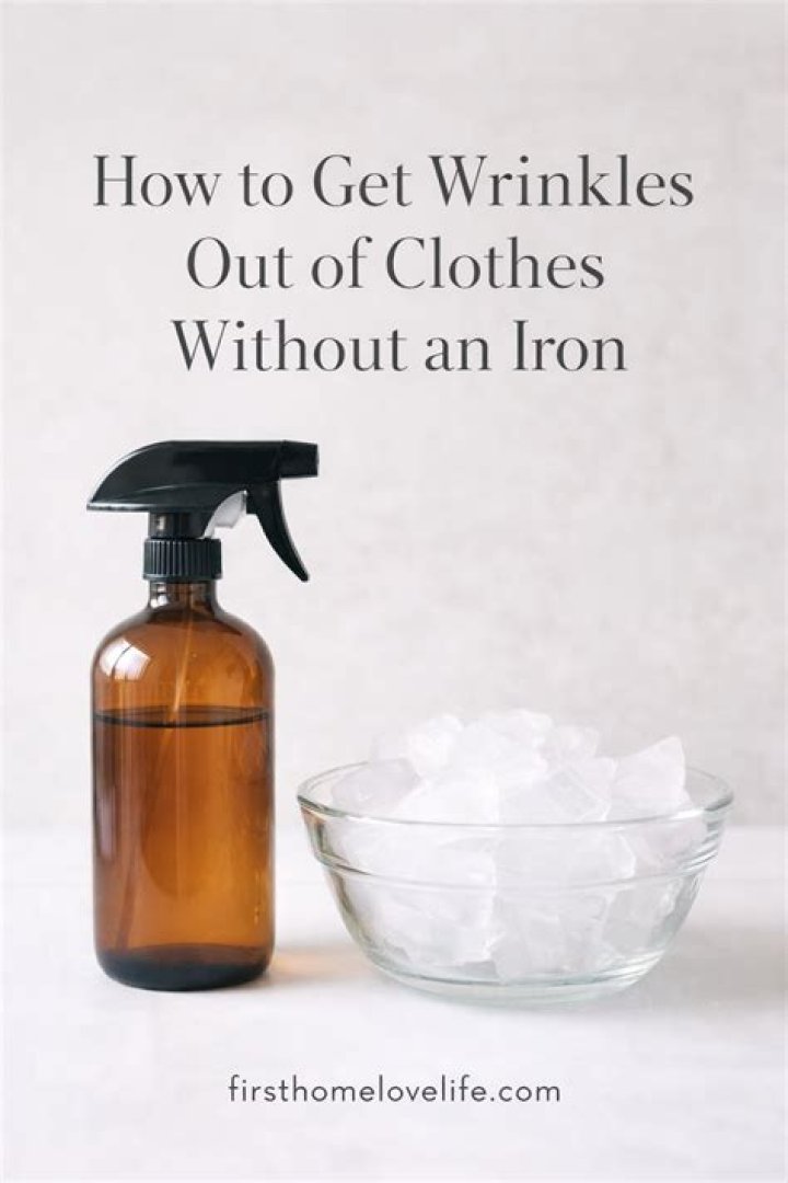 how to get wrinkles out of clothes without iron