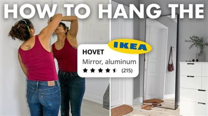 how to hang ikea mirror