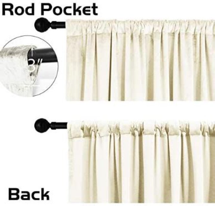 how to hang rod pocket curtains
