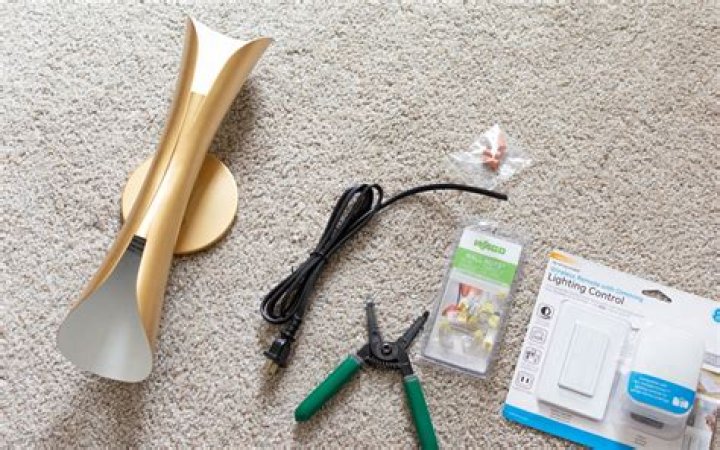how to make a hardwired light fixture into a plug in
