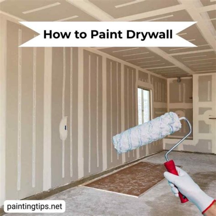how to paint new drywall