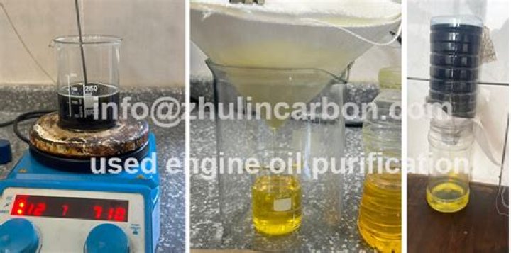 how to purify used engine oil