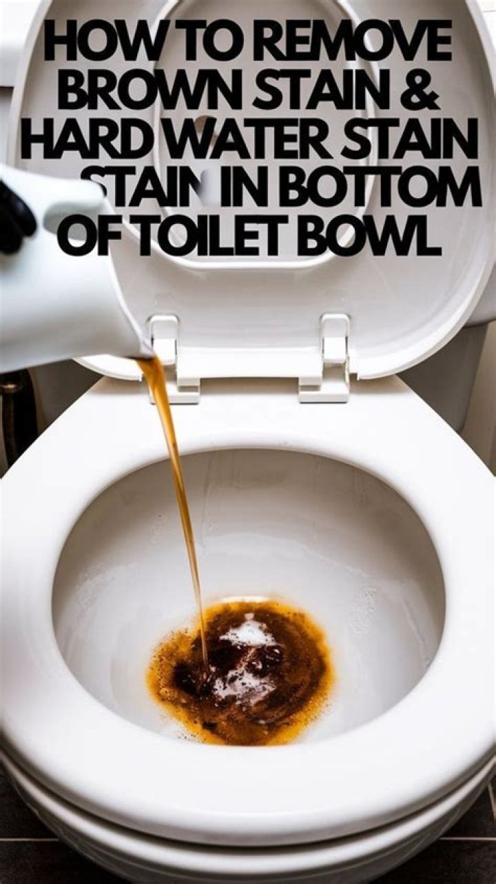how to remove brown stains in an enamel bath