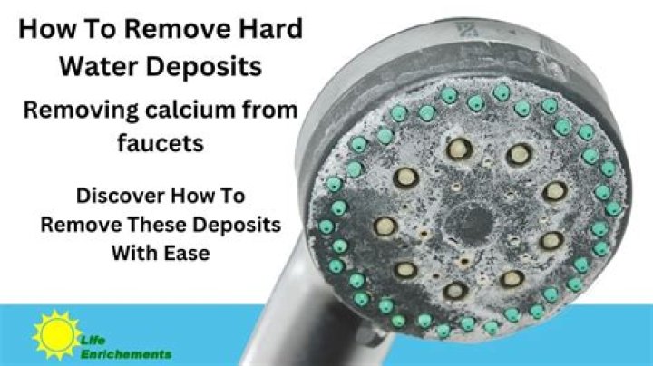 how to remove calcium deposits from plastic
