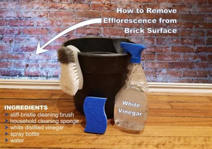 how to remove efflorescence from brick