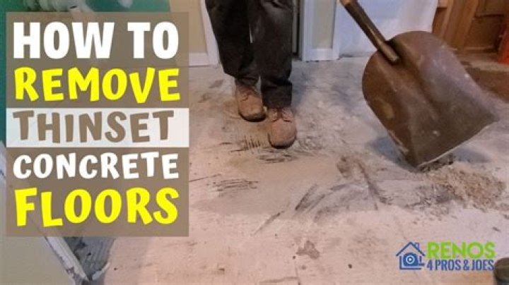 how to remove mortar from floor