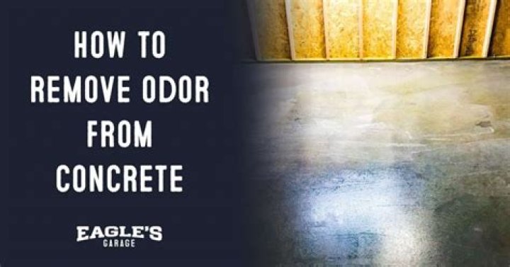 how to remove odor from concrete floor