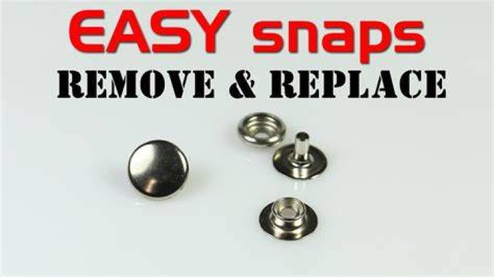 how to remove snap buttons