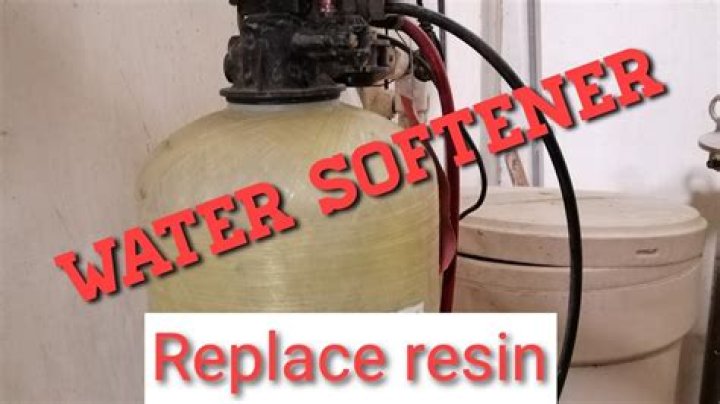 how to replace resin in water softener