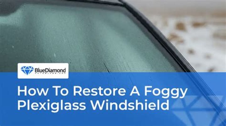 how to restore plexiglass windshield