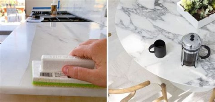 how to seal marble table