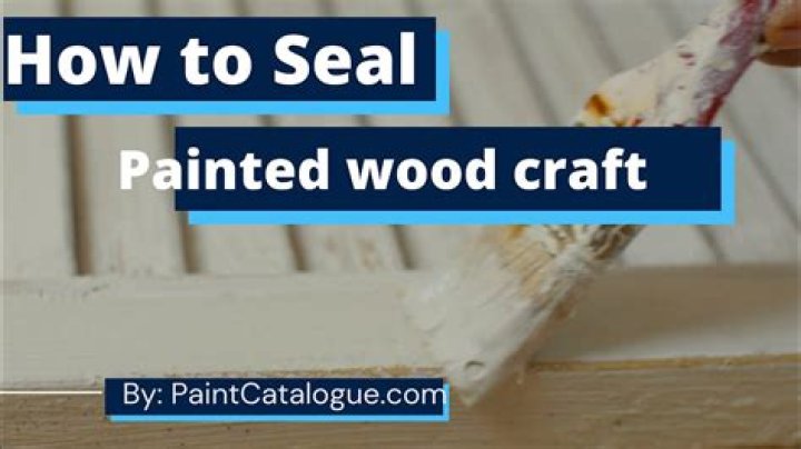 how to seal painted wood crafts