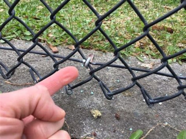 how to secure bottom of chain link fence