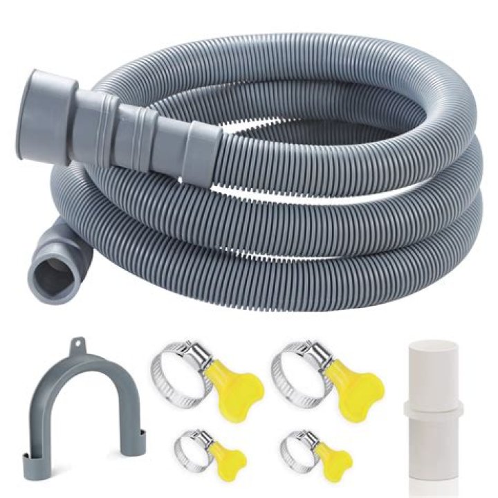how to secure washer drain hose