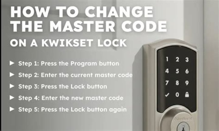 how to unlock kwikset lock with code