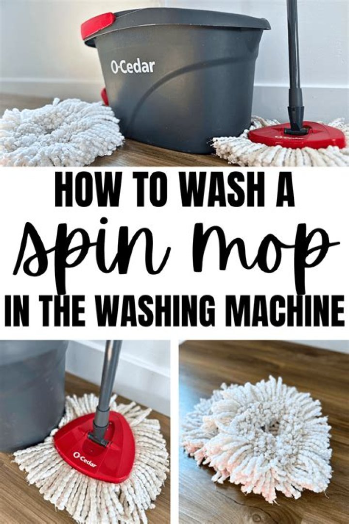 how to wash mop head