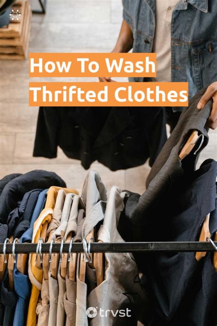 how to wash thrifted clothes