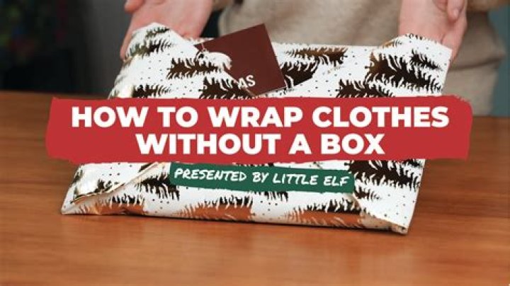 how to wrap a jacket without a box