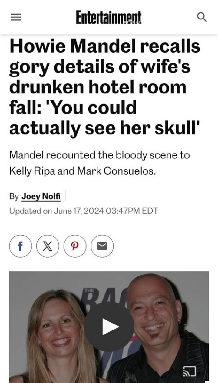 howie mandel wife 2019