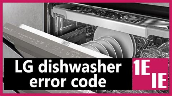ie code on lg dishwasher