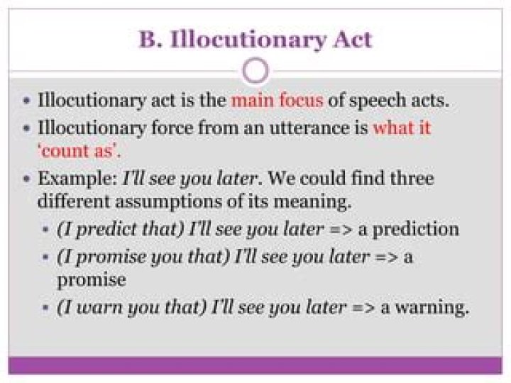 illocutionary act example
