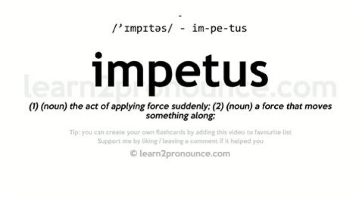 impetus meaning