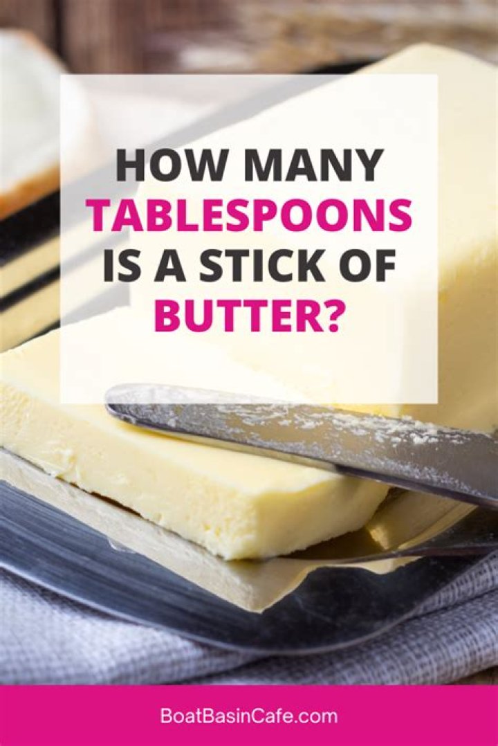 Is 8 tablespoons of butter a stick of butter?