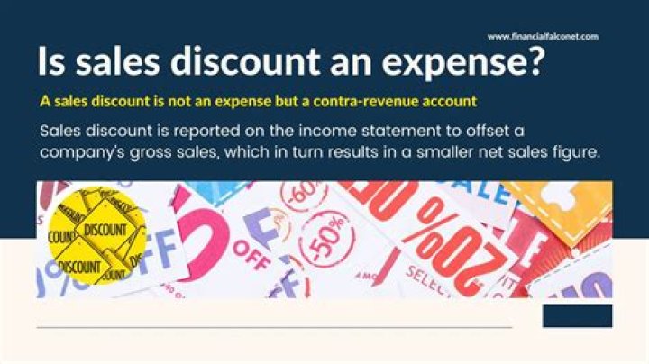 Is a sales discount an expense?