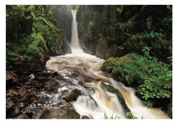 is a waterfall a landform