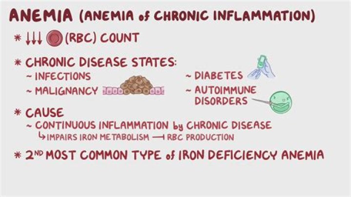 Is anemia a chronic illness