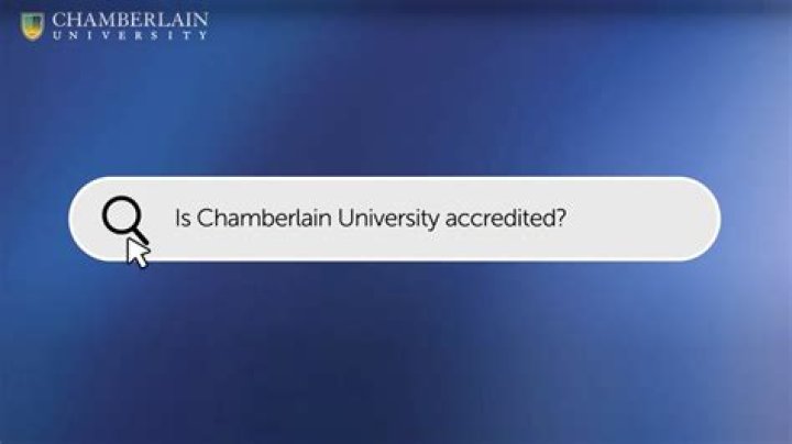 is chamberlain university accredited