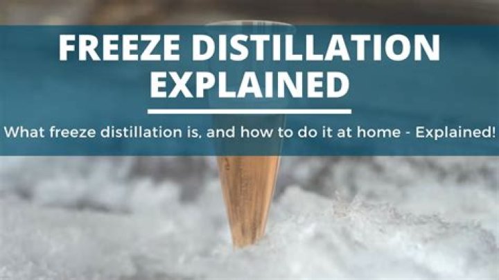 Is freeze distilling bad?