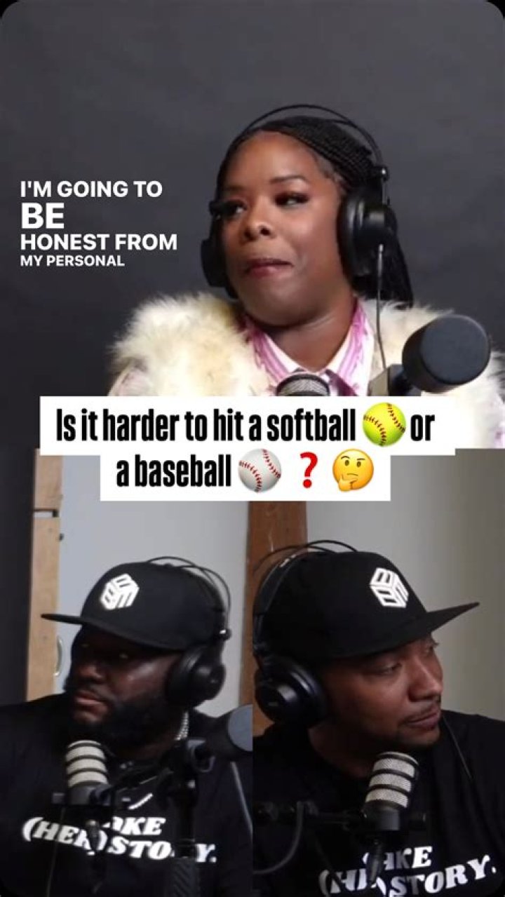 Is it harder to hit a softball?