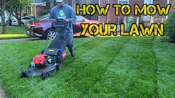 Is it OK to mow the lawn at night