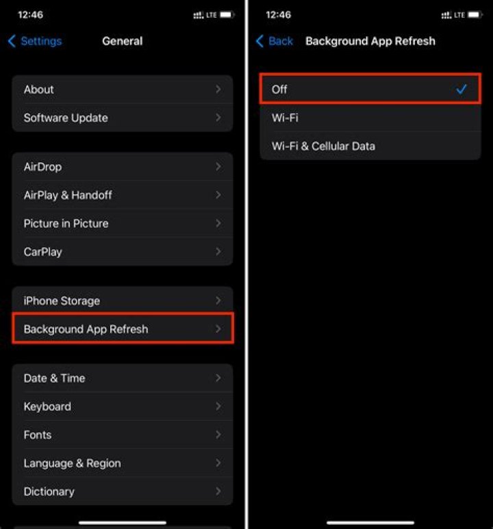 Is it OK to turn off background app refresh?