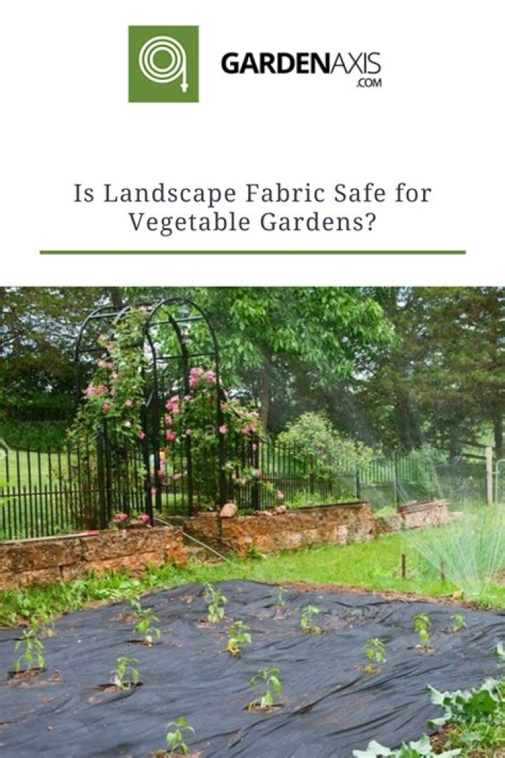 is landscape fabric safe for vegetable gardens