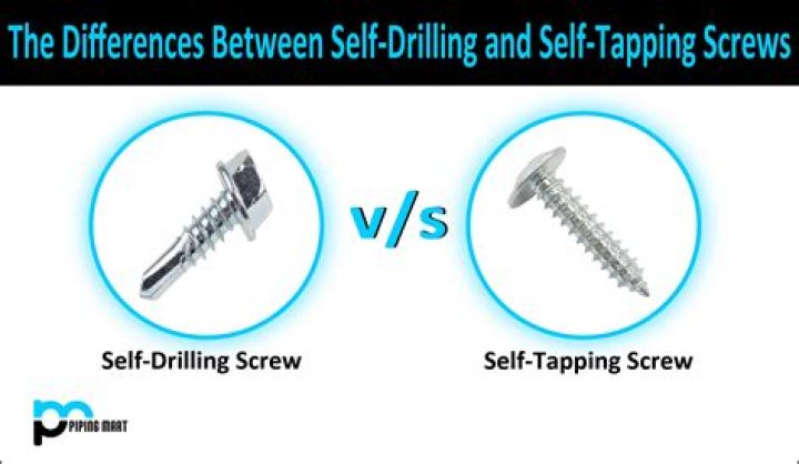 Is self tapping the same as self drilling?
