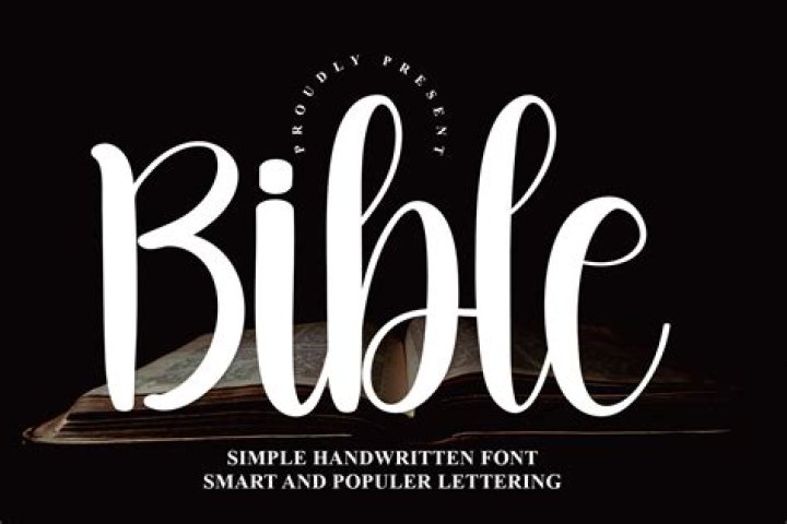 Is the Bible written in italics?