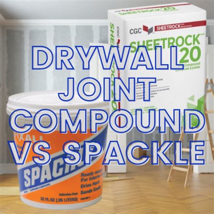 Is there a difference between spackle and drywall compound