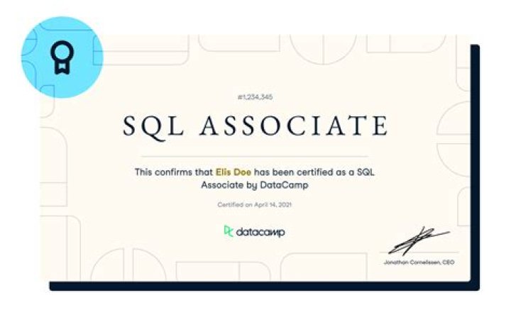 Is there an SQL certification