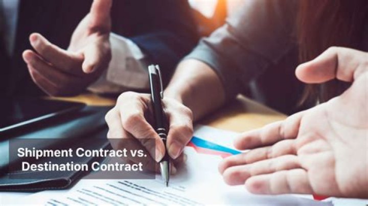 Is this a shipment contract or a destination contract quizlet