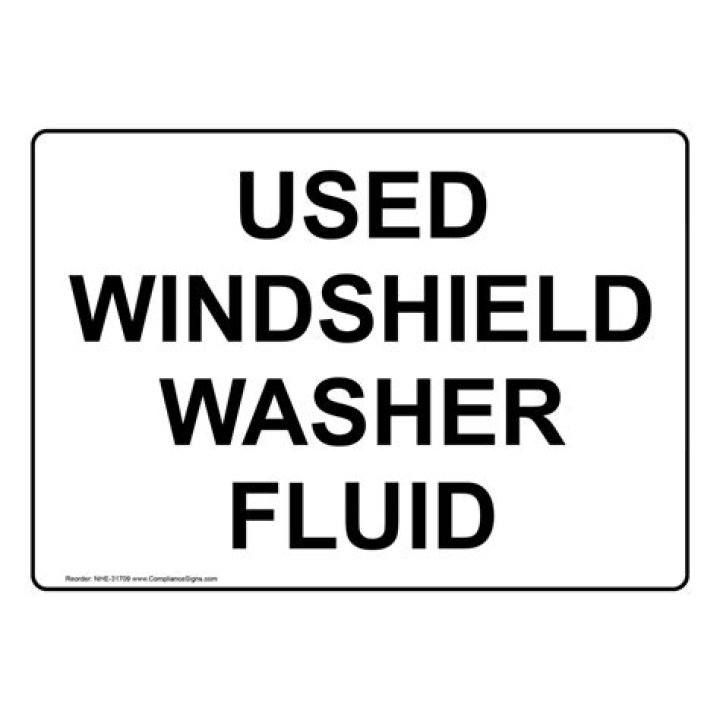 Is windshield washer fluid a hazardous material?