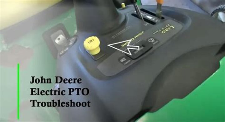john deere electric pto troubleshooting