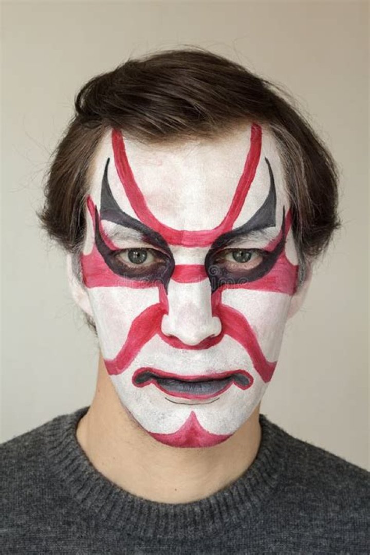 kabuki face paint