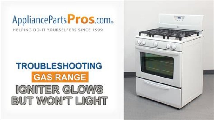kenmore gas stove igniter not working