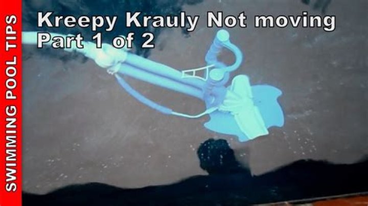 kreepy krauly not moving