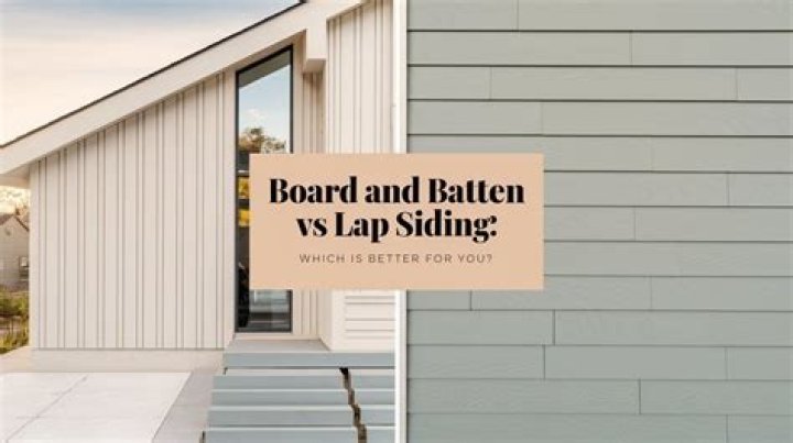 lap siding vs board and batten