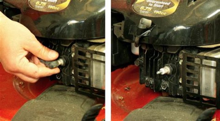 lawn mower oil drain plug